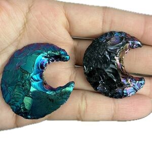Titanium Aura Obsidian Moon